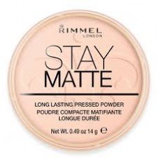 Rimmel London, Stay Matte Pressed Powder, Shade 002,  Pink Blossom
